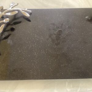 Michael Aram Black and Silver Serveware